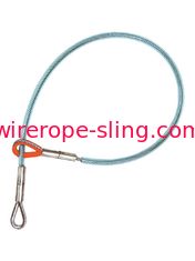 gargantilha do estilingue da corda de fio 5K corda de fio revestida do PVC de 6 Ft com olhos do dedal