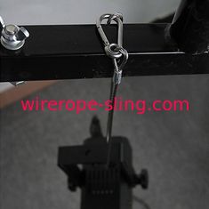 Resistência apertada da alta temperatura da correia da segurança do estilingue da corda de fio da estrutura