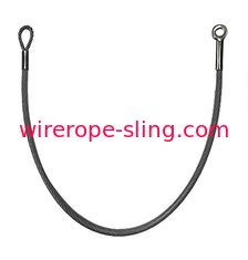 Peso leve galvanizado revestido de nylon da corda de fio com conjunto de cabo da estaca do olho