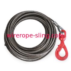 Corda de fio do núcleo da fibra de 30 M, cabo de fio de aço com o auto que trava os ganchos do giro