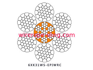 Corda de fio de aço comprimida 6 X K31WS - núcleo amortecido EPIWRC com núcleo plástico do aço da injeção