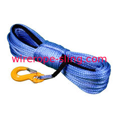 Linha resistência do guincho da corda da fibra de UHMWPE de abrasão superior de equipamento do gancho da categoria 80
