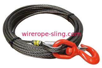 Tudo - linha núcleo de manipulação fácil do guincho do cabo entrançado de aço do aperto da fibra da durabilidade forte