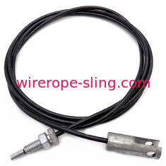 Cor preta de levantamento dos slings da corda de fio de 5.0mm com linha 7 * 19/7 * 7 de U