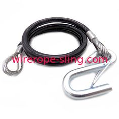 5 - padrão do comprimento 4m Astm do estilingue da corda de fio de aço do diâmetro de 8mm para o carro do arrasto