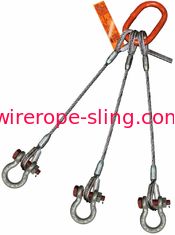 1" 3 - dedal do estilingue da corda de fio do pé para aparafusar o elo principal oblongo de grilhão de âncora