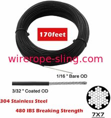 conjuntos da corda de fio de aço de 170Ft para a suspensão interna e exterior da luz da corda