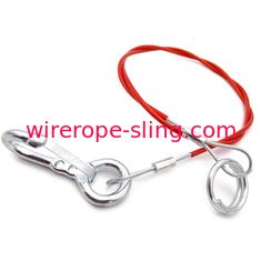 PVC que reveste o gancho e o anel de aço de levantamento de Assemblied do estilingue do cabo do fio inoxidável