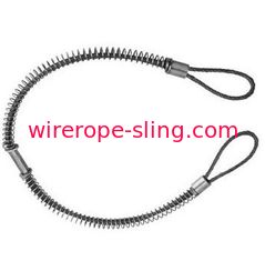 Estilingue 1/8" da corda de fio de WhipCheck das limitações da mangueira do cabo mangueira para hose 200 libras por polegada quadrada máximas