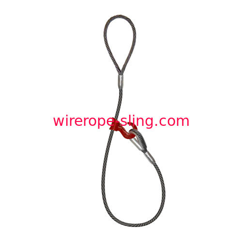 O único estilingue da gargantilha da corda de fio do pé, etiqueta da carga do metal do estilingue do fio de aço 2200 libras VAI FAZ4E-LO