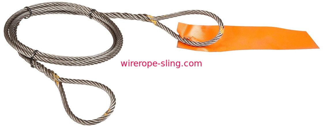 A corda de fio de aço escondida, lança o núcleo da fibra do atarraxamento 6 x 37 da mão da corda de fio de aço