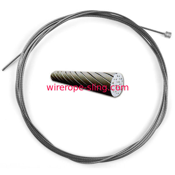 Alise o cabo de superfície da engrenagem da bicicleta, resistência à tração de aço inoxidável do cabo de fio 1960MPA