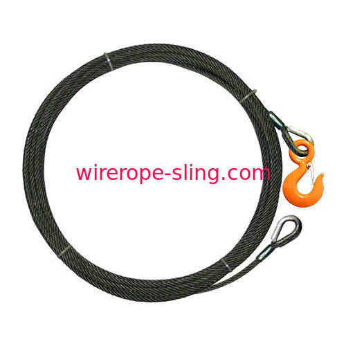 Linha flexível extensão do guincho, calibre de fio do padrão 0.3-11mm do cabo AISI do guincho da corda