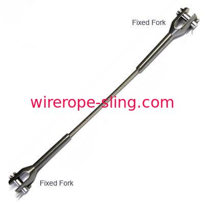 Encaixes de extremidade fixos da corda de fio da forquilha, 316 acessórios flexíveis da corda de fio da categoria