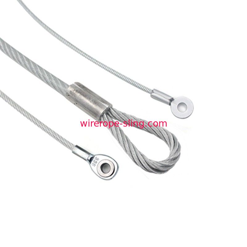 Estilingue padrão 800 - 1500mm da corda de fio de Aisi do ruído com carga de quebra alta