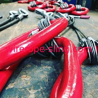 Tipos diferentes do estilingue de aço de alta elasticidade da corda de fio do cabo do guindaste que levantam estilingues do cabo