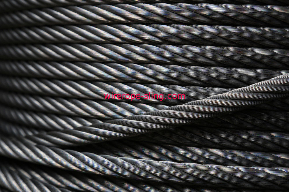 cabo do aço da correia transportadora de corda de fio 1X19W+7x7 de aço usado para reforçar as correias de borracha
