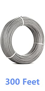 stainless steel cable 300 pés