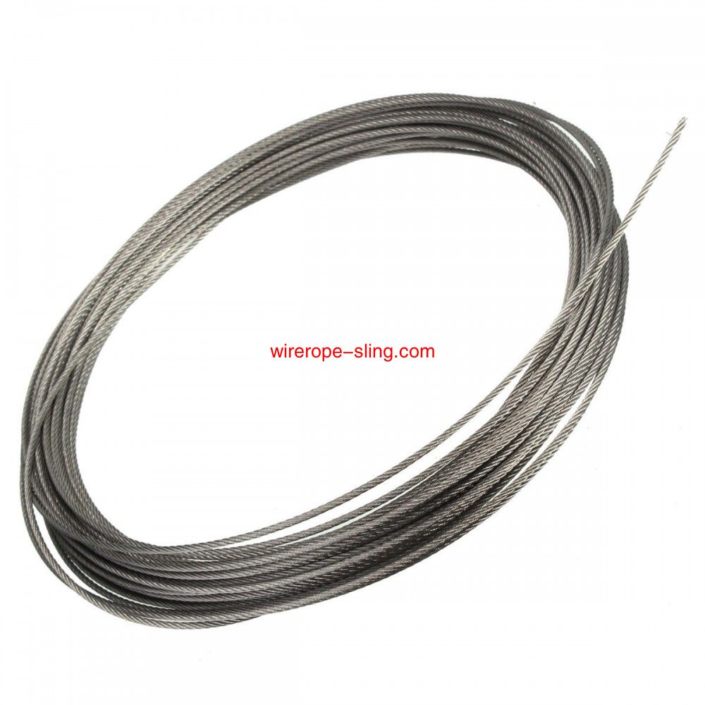 15M 316 Roupas de aço inoxidável Cable Line Wire Rope Diâmetro 1.5mm