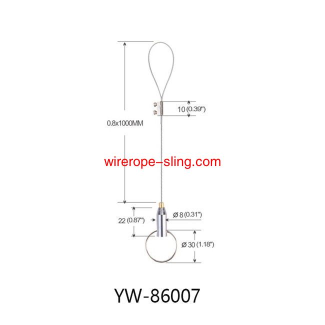 Lighting Hardware Linear Suspensão por FIO leve conjunto de suspensão ajustável YW86005