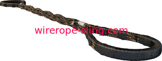 A corda de fio trançado lança o jacaré - flexibilidade alta e confortável colocados em torno das cargas